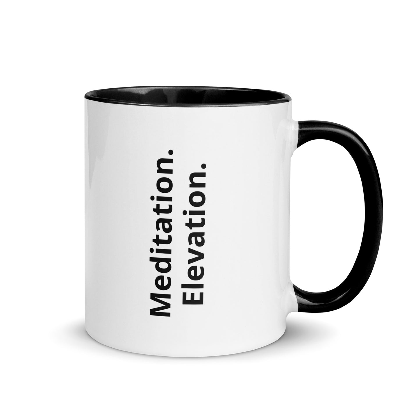 Meditation. Elevation.-Mug with Color Inside